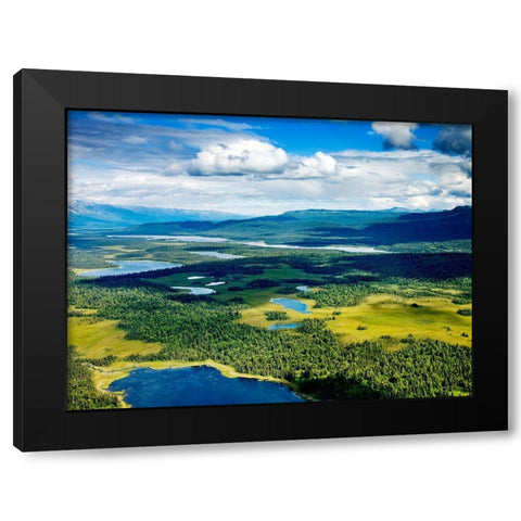 Mount McKinley or Denali in Alaska Black Modern Wood Framed Art Print with Double Matting by Highsmith, Carol