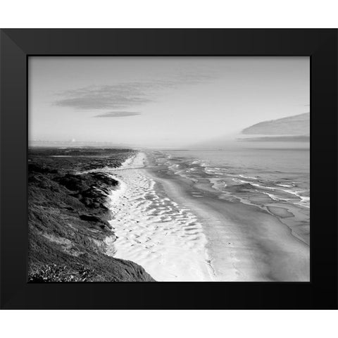 Oregon Dunes along the Pacific Ocean Black Modern Wood Framed Art Print by Highsmith, Carol