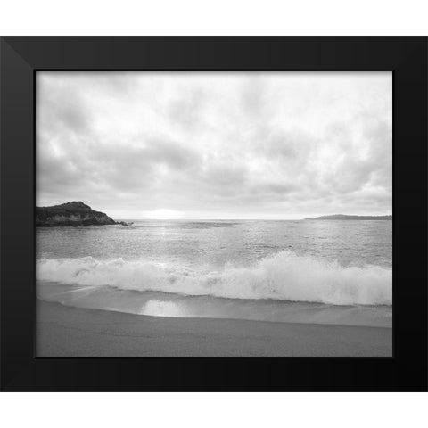 Pacific Coast Sunset at Monterey-California Black Modern Wood Framed Art Print by Highsmith, Carol