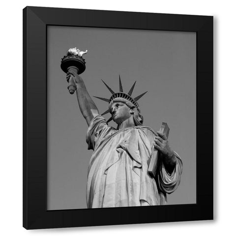The Statue of Liberty Black Modern Wood Framed Art Print by Highsmith, Carol