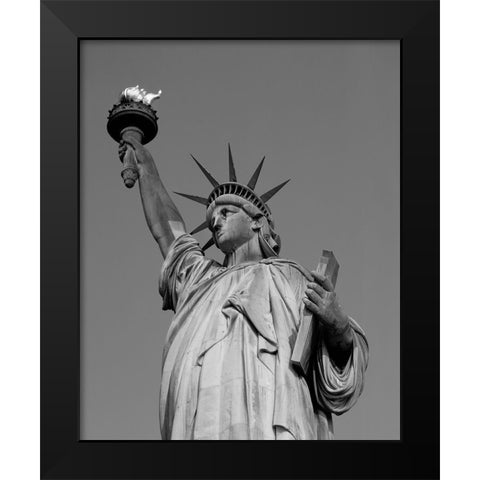 The Statue of Liberty Black Modern Wood Framed Art Print by Highsmith, Carol