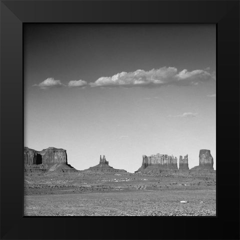 Monument Valley Black Modern Wood Framed Art Print by Highsmith, Carol