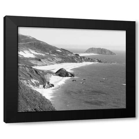 Pacific Coast Highway Scenic Black Modern Wood Framed Art Print by Highsmith, Carol