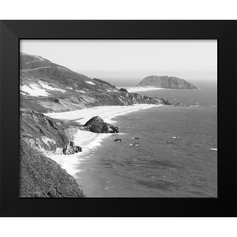 Pacific Coast Highway Scenic Black Modern Wood Framed Art Print by Highsmith, Carol