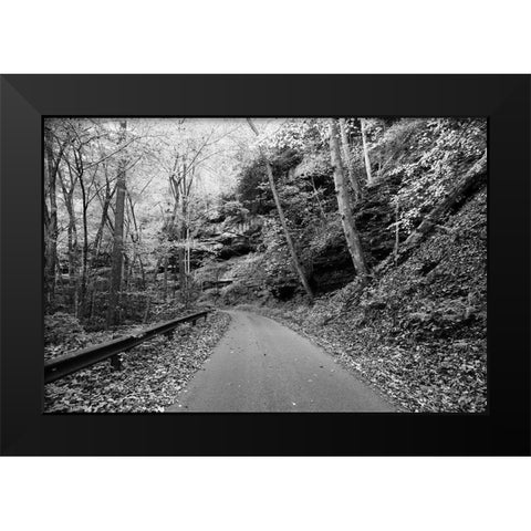 Picturesque road to Nuttallburg Black Modern Wood Framed Art Print by Highsmith, Carol