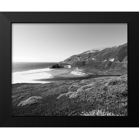 Pacific Coast Highway Scenic Black Modern Wood Framed Art Print by Highsmith, Carol