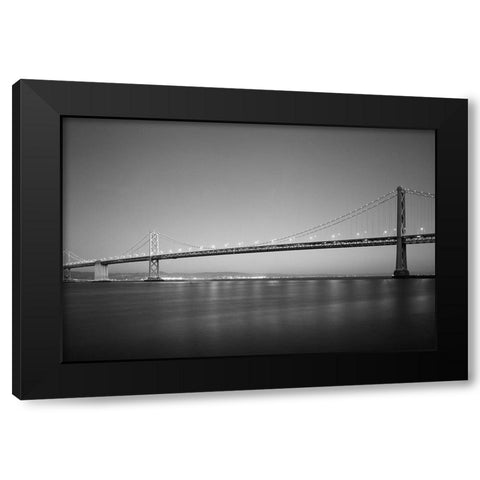 San Francisco-Oakland Bay Bridge at Dawn Black Modern Wood Framed Art Print with Double Matting by Highsmith, Carol