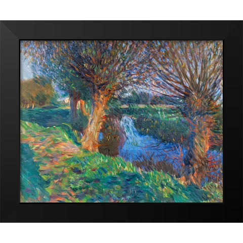 At Calcot Black Modern Wood Framed Art Print by Sargent, John Singer