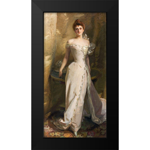 Portrait of Lisa Colt Curtis Black Modern Wood Framed Art Print by Sargent, John Singer