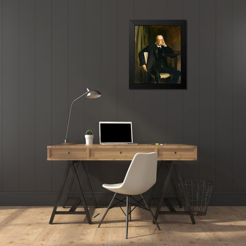 Henry G. Marquand Black Modern Wood Framed Art Print by Sargent, John Singer