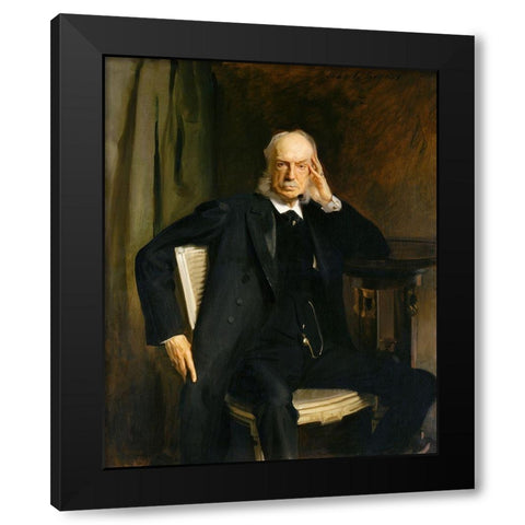 Henry G. Marquand Black Modern Wood Framed Art Print with Double Matting by Sargent, John Singer