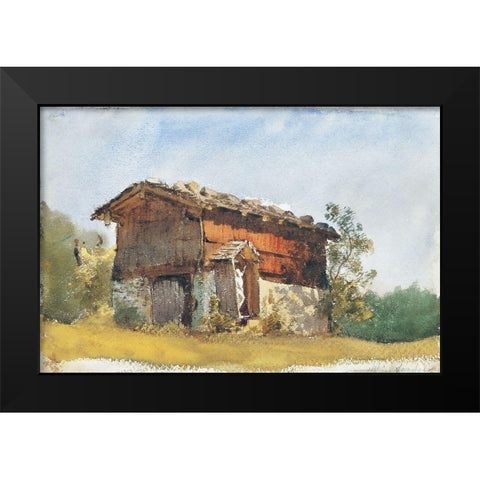 Tyrolean Shrine Black Modern Wood Framed Art Print by Sargent, John Singer