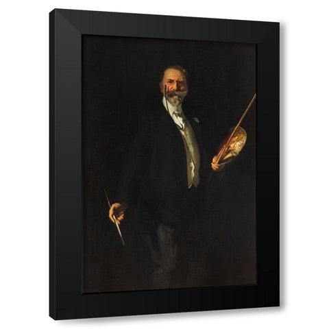 William M. Chase Black Modern Wood Framed Art Print with Double Matting by Sargent, John Singer