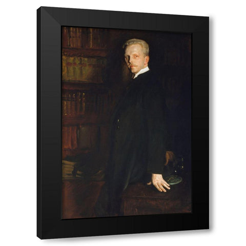 Edward RobinsonÂ  Black Modern Wood Framed Art Print with Double Matting by Sargent, John Singer