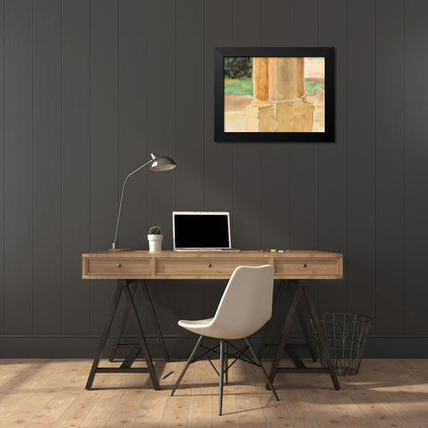 Frascati-Architectural Study Black Modern Wood Framed Art Print by Sargent, John Singer