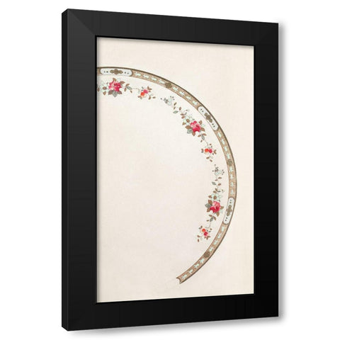 Design for a Noritake Plate III Black Modern Wood Framed Art Print with Double Matting by Noritake Designs