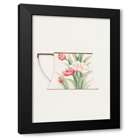 Design for a Noritake Sugar Bowl VII Black Modern Wood Framed Art Print by Noritake Designs