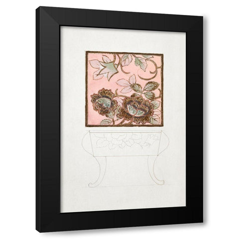 Design for a Noritake Side Table Black Modern Wood Framed Art Print by Noritake Designs