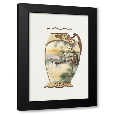 Design for a Noritake Jug IV Black Modern Wood Framed Art Print with Double Matting by Noritake Designs