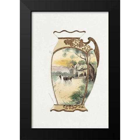Design for a Noritake Jug IV Black Modern Wood Framed Art Print by Noritake Designs