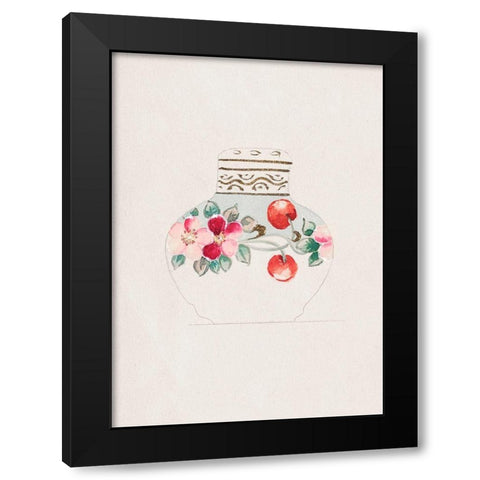 Design for Noritake Lidded Jar I Black Modern Wood Framed Art Print by Noritake Designs