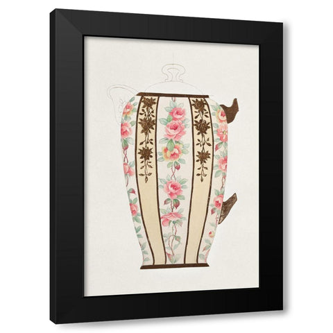 Design for a Noritake Milk Pitcher Black Modern Wood Framed Art Print by Noritake Designs