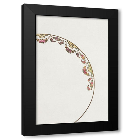 Design for a Noritake Plate XII Black Modern Wood Framed Art Print by Noritake Designs