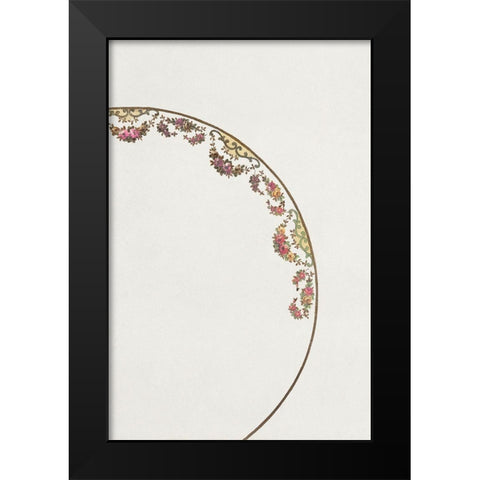 Design for a Noritake Plate XII Black Modern Wood Framed Art Print by Noritake Designs
