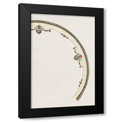 Design for a Noritake Plate XIV Black Modern Wood Framed Art Print with Double Matting by Noritake Designs