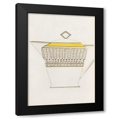 Design for a Noritake Creamer Black Modern Wood Framed Art Print by Noritake Designs