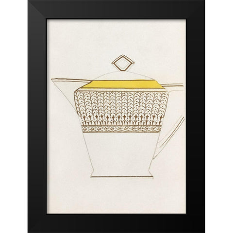 Design for a Noritake Creamer Black Modern Wood Framed Art Print by Noritake Designs