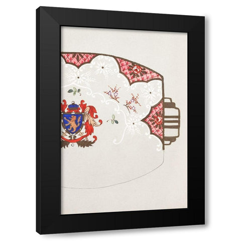 Design for a Noritake Platter II Black Modern Wood Framed Art Print by Noritake Designs