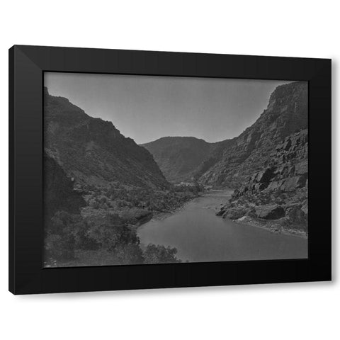 Green River-Utah Black Modern Wood Framed Art Print by OSullivan, Timothy H
