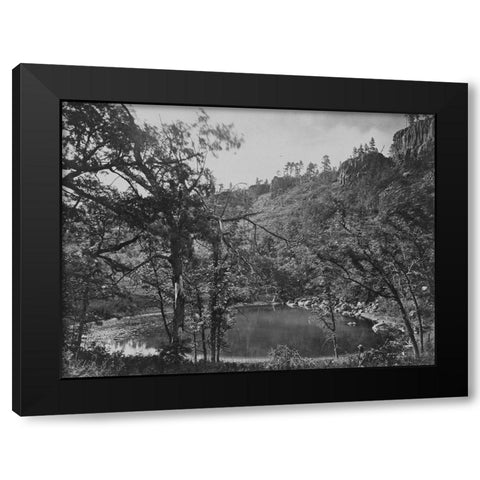 Apache Lake-Sierra Blanca Range-Arizona Black Modern Wood Framed Art Print with Double Matting by OSullivan, Timothy H