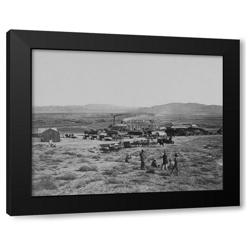 Oreana-Nevada Black Modern Wood Framed Art Print with Double Matting by OSullivan, Timothy H