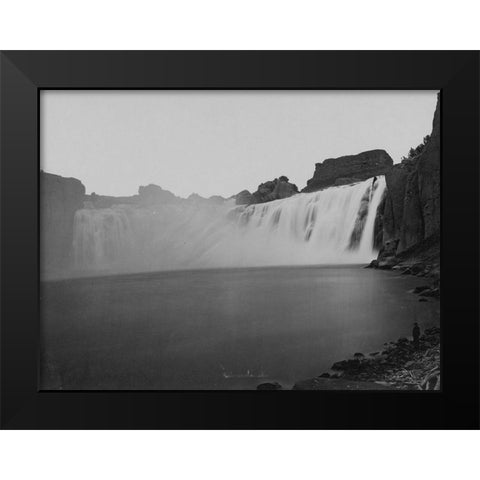 Shoshone Falls-Idaho Black Modern Wood Framed Art Print by OSullivan, Timothy H
