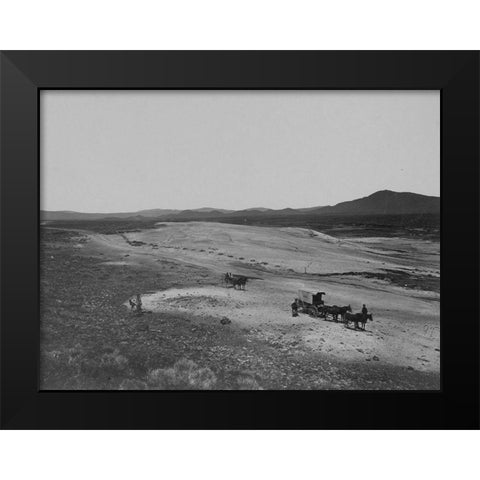 Steamboat Springs-Washoe-Nevada Black Modern Wood Framed Art Print by OSullivan, Timothy H