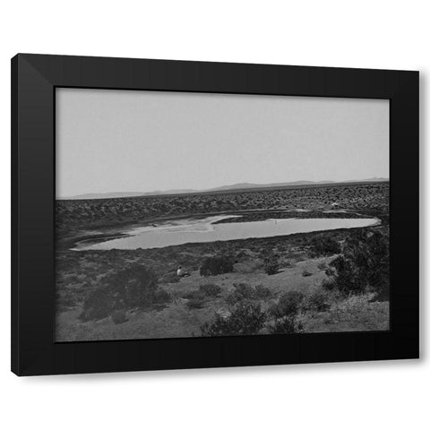 Soda Lake-Ragtown-Nevada Black Modern Wood Framed Art Print with Double Matting by OSullivan, Timothy H