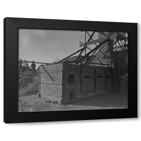 Furnace-Oreana-Nevada Black Modern Wood Framed Art Print with Double Matting by OSullivan, Timothy H