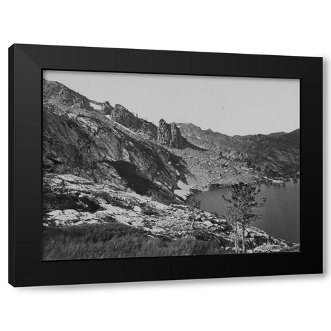 Lake Marian-Humboldt-Nevada Black Modern Wood Framed Art Print with Double Matting by OSullivan, Timothy H