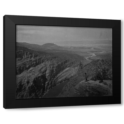 Browns Park-Colorado Black Modern Wood Framed Art Print by OSullivan, Timothy H