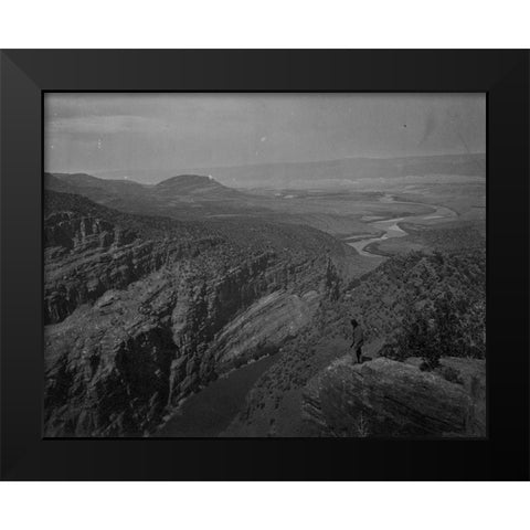 Browns Park-Colorado Black Modern Wood Framed Art Print by OSullivan, Timothy H
