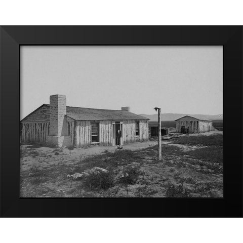 Ft. Ruby-Nevada Black Modern Wood Framed Art Print by OSullivan, Timothy H