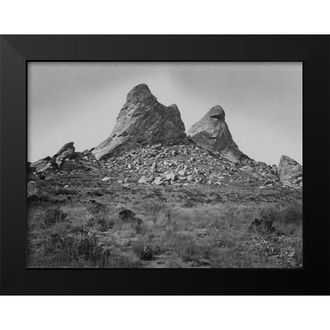 Sphynx Rocks-Idaho Black Modern Wood Framed Art Print by OSullivan, Timothy H