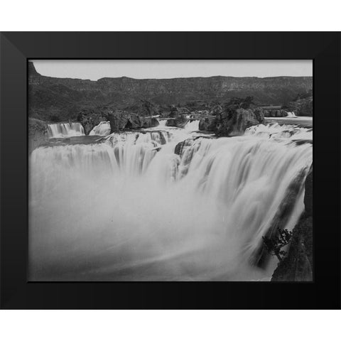 Shoshone Falls-Idaho Black Modern Wood Framed Art Print by OSullivan, Timothy H