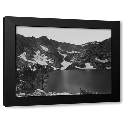 Lake Marian-Humboldt-Nevada Black Modern Wood Framed Art Print by OSullivan, Timothy H