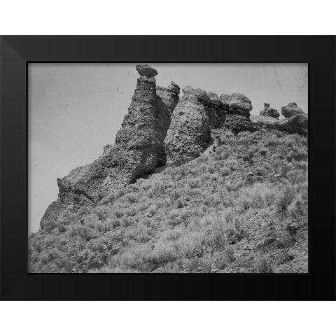 Witches Rocks-Utah Black Modern Wood Framed Art Print by OSullivan, Timothy H