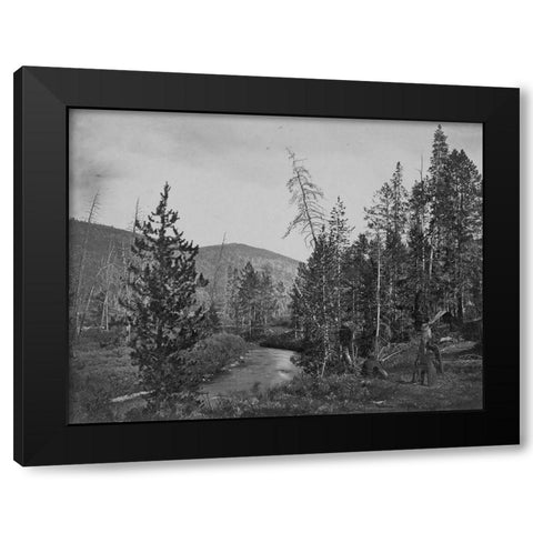 Upper Bear River-Utah Black Modern Wood Framed Art Print with Double Matting by OSullivan, Timothy H