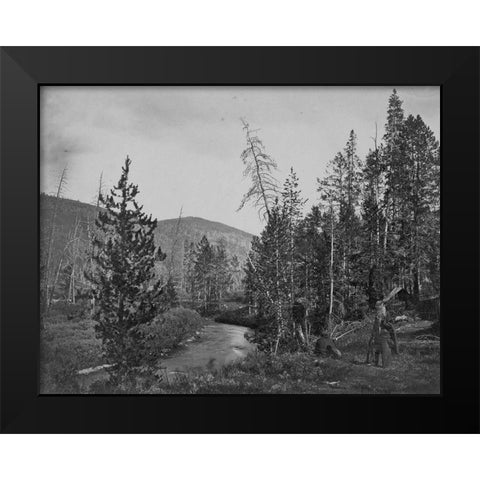 Upper Bear River-Utah Black Modern Wood Framed Art Print by OSullivan, Timothy H