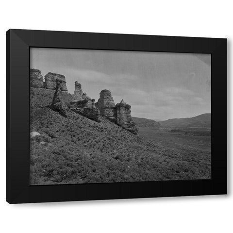 Witches Rocks-Utah Black Modern Wood Framed Art Print with Double Matting by OSullivan, Timothy H